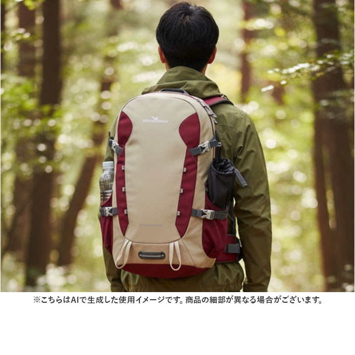 リュック 登山 楽天 折り畳み 折りたたみ リュックサック デイパック 折りたたみ式 バックパック アウトドア メンズ レディース 男女兼用 登山用リュック 登山リュック おりたたみ トレッキング 旅行 トラベル キャンプ 通勤 通学 防災リュック moccasin-10381384 BACKYARD FAMILY インテリアタウン サンプル画像2