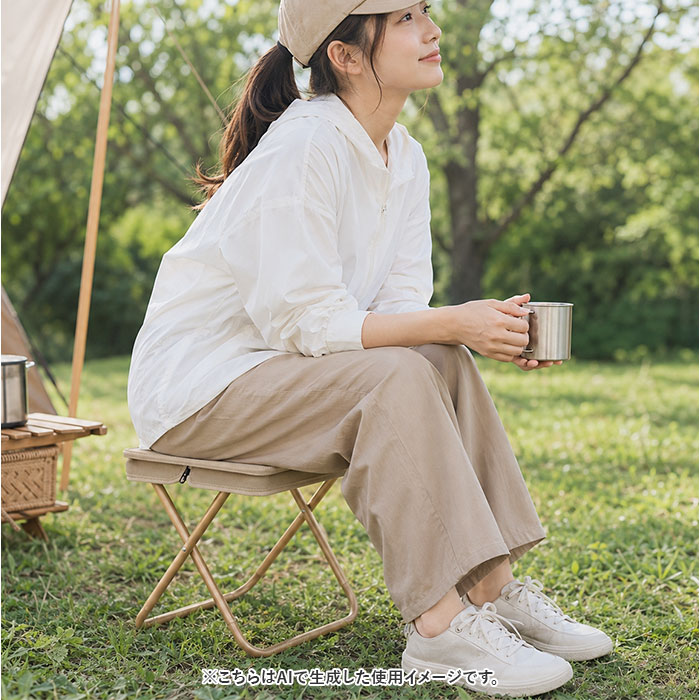 折りたたみ椅子 アウトドア 楽天 折りたたみチェア チェア 持ち運び おしゃれ レジャー コンパクト 折り畳み 椅子 いす イス 軽量 携帯 キャンプ アウトドアチェア 携帯イス 運動会 ポータブル ガーデニング スポーツ観戦 フェス ピクニック moccasin-10405852 BACKYARD FAMILY インテリアタウン サンプル画像3