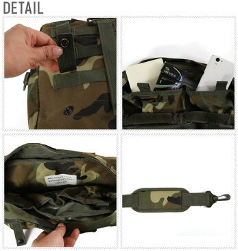 メンズ ショルダーバック ミリタリー 楽天 ボストンバッグ MOLLE 斜めがけ 革 迷彩 旅行 ショルダーバッグ