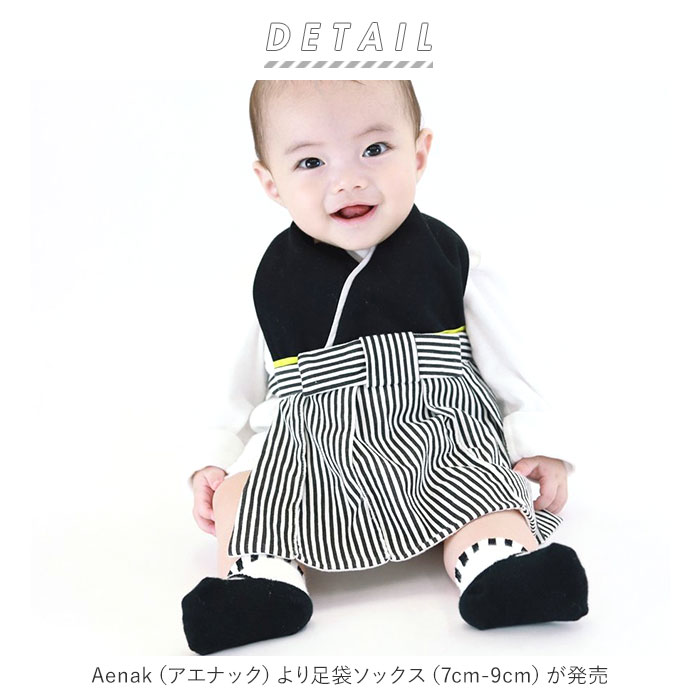 アエナック Aenak ベビー 足袋 風 ソックス 楽天 女児 女の子 草履風 靴下 7-9cm 足袋ソックス 草履ソックス 和風 袴 袴ロンパース 赤ちゃん 新生児 お正月 七五三 百日祝い 結婚式