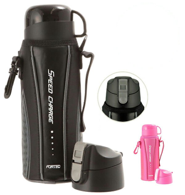 FORTEC 水筒 フォルテック スピード ステンレスボトル 保冷 コップ付き 直飲み 楽天 和平フレイズ 800ml ダイレクト ワンタッチ スポーツ 部活 ...