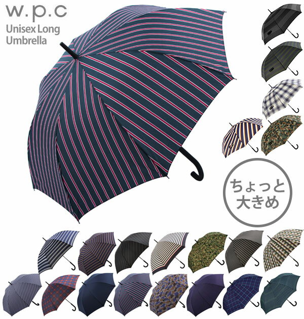 WPC 傘 メンズ W.P.C 楽天 かさ アンブレラ ジャンプ傘 丈夫 大きい ワンタッチ おしゃれ