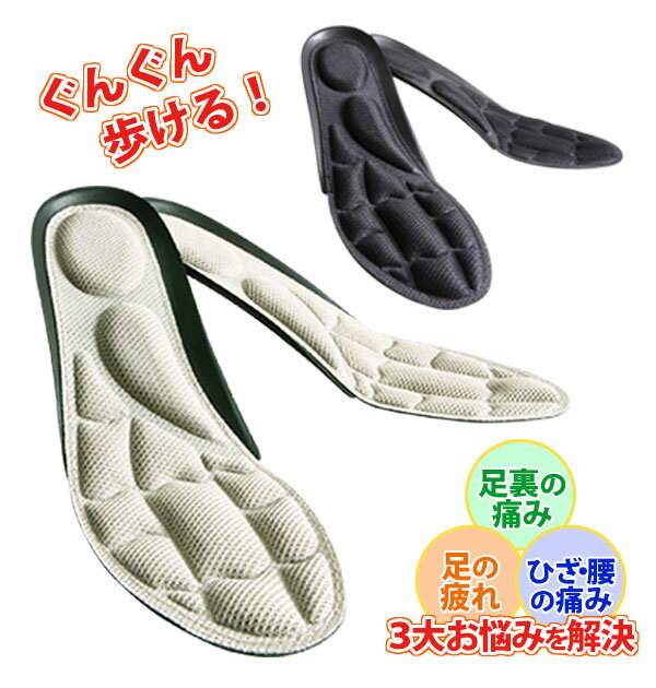 インソール 楽天 土踏まず かかと 衝撃吸収 中敷き ゆきちゃんのお悩み解決インソール 疲れにくい  ...