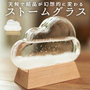 晴雨予報グラス ストームグラス クラウド 楽天 おしゃれ 気象計 天気 ガラス 雑貨 サイエンス 科学 結晶 ディスプレイ小物 Fun Science 333-274 オブジェ 置き物 インテリア雑貨 インテリア小物 置物