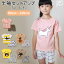 パジャマ キッズ 半袖 楽天 綿100% 夏 女の子 90 100 110 120 サイズ 男の子 恐竜 tシャツ コットン ル..