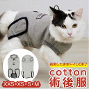 猫 術後服 楽天 エリザベスカラー の代用 傷舐め防止 手術後 服 ねこ 洋服 ウェア 術後ウェア 皮膚保護 xxs xs s m サイズ 小さめ かわいい 術...