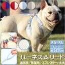 犬 リード ハーネス セット 楽天 簡単 着脱 猫 一体型 ハーネスリード 調節可能 引っ張り防止  ...