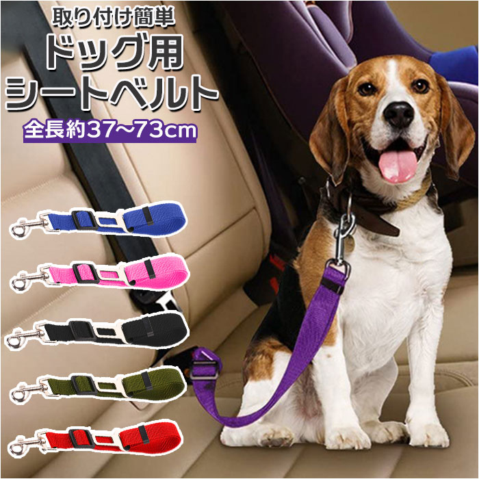 犬 シートベルト 楽天 飛び出し防止 ハーネス 首輪 リード ドライブ おでかけ 車用品 カー用品 おしゃれ いぬ イヌ 犬用品 安全 係留 セーフティグッズ ペット用品 雑貨 グッズ