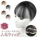 つむじ 前髪 ウィッグ 楽天 シースルーバング レディース 前髪ウィッグ 人毛 部分ウィッグ エクステ かつら ワンタッチ つけ毛 クリップ サイド付 自然 簡...