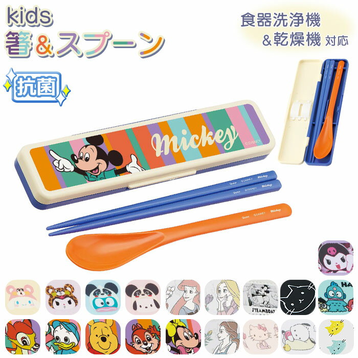 Skater スケーター キャラクター お箸 スプーン 箸ケース 楽天 お弁当 カトラリー カトラリーセット セット お箸セット おはしセット 箸 おはし スプ...