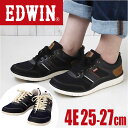 エドウイン スニーカー メンズ EDWIN メンズ スニーカー 7643 楽天 ローカット 軽量 軽い ローカットスニーカー エドウィン シンプル おしゃれ キャンバススニーカー 高校生 大学生 社会人 大人 履きやすい 歩きやすい 靴 くつ シューズ メンズファッション メンズ靴