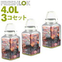 フレッシュロック 4.0 セット 楽天 保存容器 密閉 角型 4.0L 3個セット 4000ml FRESHLOK 密閉容器 密閉保存容器 キャニスター プラスチック グリーンパッキン ワンタッチ 軽い 軽量 調味料入れ プラスチック保存容器 キッチン 容器 キッチン用品