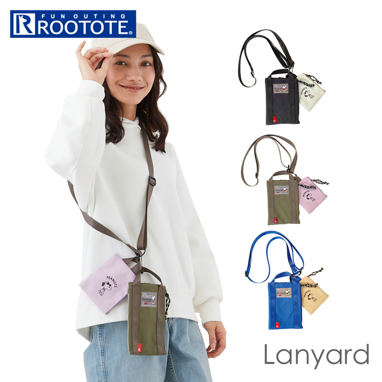 ルートート スヌーピー 8325 ROOTOTE 楽天 斜めがけ ショルダーバッグ ショルダーバック ショルダー 大人 かわいい おしゃれ 軽量 軽い 普段使い...