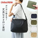 ユナイテッドアスレ バッグ 1421 楽天 メンズ ショルダーバッグ ショルダーバック United Athle 1421-01 レディース 大きめ 軽量 軽い 斜めがけ ナイロン リップストップ シンプル 無地 アウトドア スポーツ 男女兼用バッグ