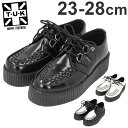 TUK ラバーソール 楽天 厚底靴 ティーユーケー Viva Mondo Creeper T.U.K 厚底シューズ レースアップシューズ 厚底 革靴 革 靴 シューズ レザーシューズ UK パンク ロック ロカビリー モッズ おしゃれ メンズ靴 レディース靴