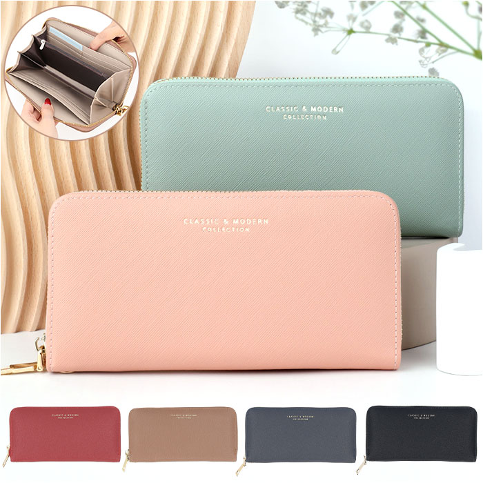 財布 レディース 長財布 大容量 ファスナー 楽天 カード入れ ロングウォレット 小銭入れ お財布 さいふ ロング ウォレット クラッチバッグ クラッチバック ...