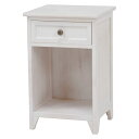 チェスト 完成品 白 楽天 2段 シャビーウッドファニチャー サイドチェスト MCH-5479AW 幅35cm 引き出し おしゃれ シンプル ナチュラル 木製 ...