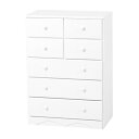 チェスト 完成品 白 楽天 5段 ホワイト 引き出し 7杯 MCH-6890WH 幅60cm キャビネット 収納 箪笥 タンス 大容量 木製 桐製 おしゃれ シ...