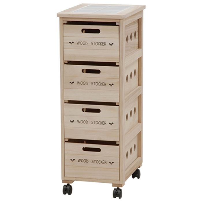 キッチンストッカー 幅30cm 楽天 キッチン ストッカー 野菜ストッカー キッチンワゴン MUD- ...