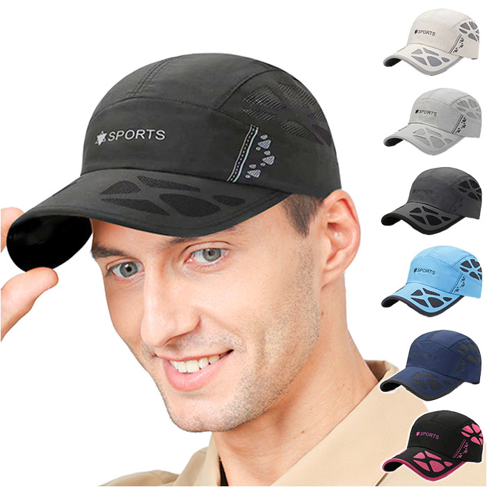 キャップ 深め メンズ 楽天 スポーツキャップ 日除け帽子 ランニングキャップ 帽子 メッシュキャップ 男女兼用 ワークキャップ 通気性速乾性 ベースボールキャ...