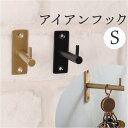 アイアンフック おしゃれ 楽天 フックハンガー 壁掛けフック 2kg 壁掛け金具 フック ネジ止め 壁掛け 収納 オシャレ シンプル 引っ掛け 玄関 廊下 PO...