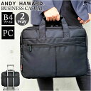 ANDY HAWARD ビジネスバッグ 26525 楽天 メンズ 軽量 ビジネス バッグ ブリーフケース ビジネスバック ノートPC A4 B4 大容量 2wa...