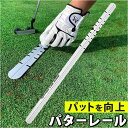 ゴルフ パター練習器具 楽天 パッティング パター 練習 パターレール パター練習レール フォーム改善 コンパクト 初心者 ゴルフ練習グッズ パター用 練習器具...