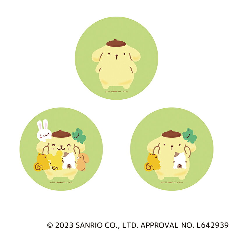 サンリオ ポムポムプリン グッズ 楽天 4947864049416 缶バッジ まじかる百貨店缶バッジ POMPOMPURIN ポムポムプリン02 缶バッチ カン...