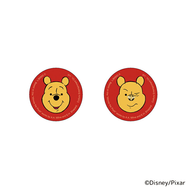 プーさん グッズ 楽天 4947864050559 缶バッジ まじかる百貨店缶バッジ くまのプーさん くまのプーさん01 レッド 赤 缶バッチ カンバッジ カン...