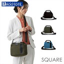 ルートート ショルダーバッグ ROOTOTE 1072 楽天 レディース 斜めがけバッグ 2way トート ショルダーバック メンズ 小さめ 軽量 軽い シンプル 無地 大人 きれいめ おしゃれ 旅行 スポーツ アウトドア Towny SQUARE スクエア