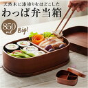 曲げわっぱ 弁当箱 850ml 楽天 大人用弁当箱 お弁当箱 わっぱ ランチボックス 1段 わっぱ弁当箱 曲げわっぱ弁当箱 大 ヒロショウ MWB-850 一段...