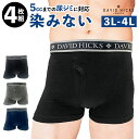 ボクサーパンツ メンズ セット 4枚 楽天 尿漏れパンツ David Hicks ボクサーブリーフ ちょい漏れパンツ 男性用 パンツ 大きいサイズ 綿100 コ...