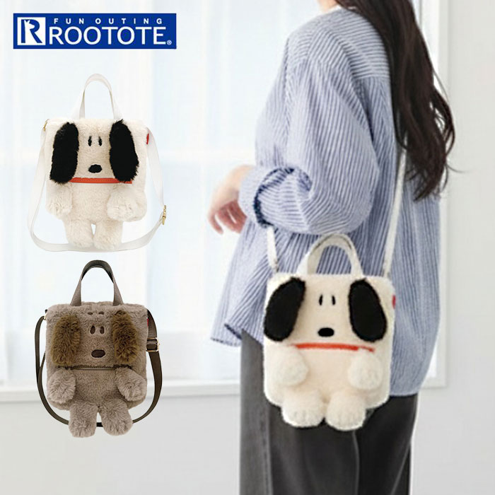 �롼�ȡ��� ROOTOTE ���������Хå� 8399 ��ŷ 2way ������ SNOOPY �Ф᤬���Хå� ���̡��ԡ� �ȡ��ȥХå� �ߥ�...