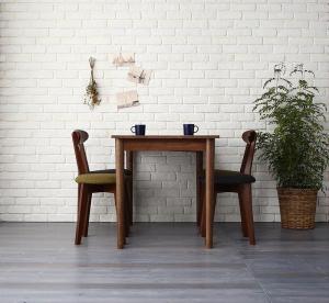 【チェアカラー:ダークグレー2脚】【スツールカラー:ダークグレー2脚】ダイニングセット（テーブル&チェア スツール） カフェ ヴィンテージ ダイニング 4人 5点セット(テーブル+チェア2脚＋スツール2脚) ブラック×ブラウン W115