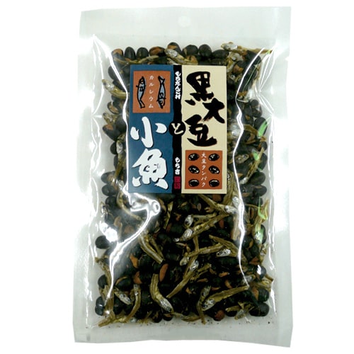 もち吉の健康『豆シリーズ』【黒大豆と小魚】 100g