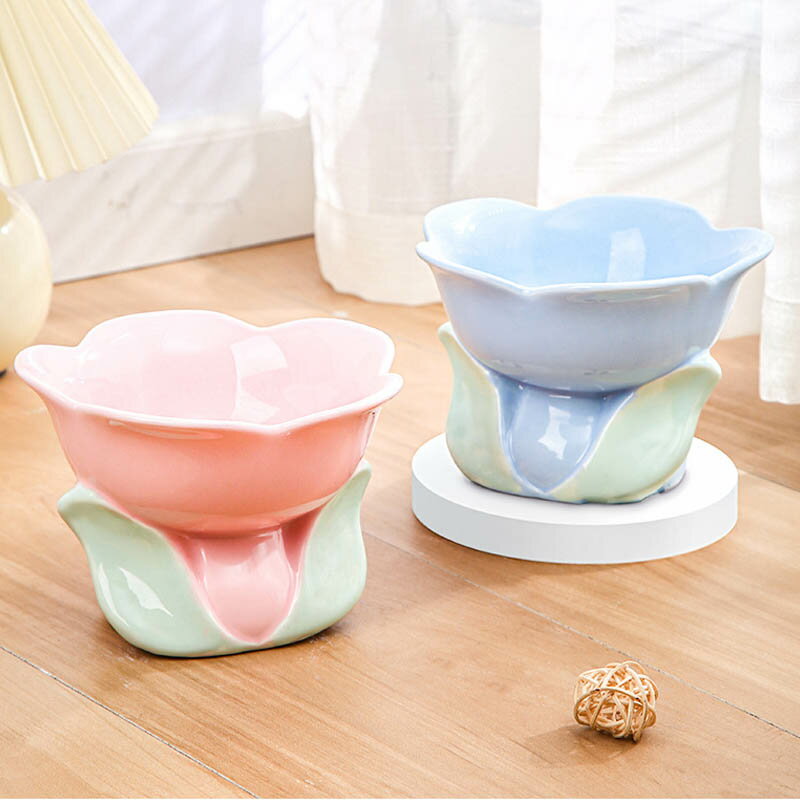 花の形ペット食器ペットボウル猫食器...