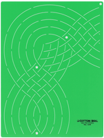 コットンボール キルティングテンプレート 1316【製図用品 型紙 パターン しるし付け 手芸材料 チャコ パッチワーク キルト ネコポス便対応】