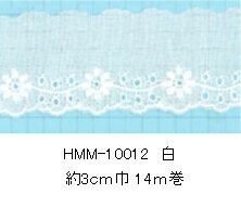 ポイント還元5倍対象商品 綿レース HMM-10012 14M単位【フリル レース テープ タック ポーチ バッグ 花柄 ギンガムチェック ネコポス便対応】