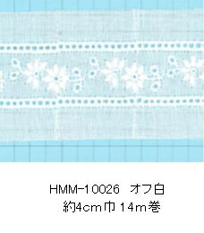 ポイント還元5倍対象商品 綿レース HMM-10026 14M単位【フリル レース テープ タック ポーチ バッグ 花柄 ギンガムチェック ネコポス便対応】