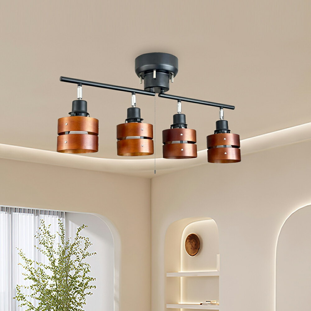 【年末感謝特別SALE15%OFF】シーリングライト スポットライト ペンダントライト 4灯 天井照明 照明器具 間接照明 北欧 和室 リビング 寝室 一人暮ら...