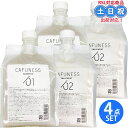 オレンジコスメ カフネス システム シャンプー 1000mL ×2個 + トリートメント 1000g ×2個 詰め替え セット 酸熱シャンプー 酸 熱 トリートメント 自宅 ハイダメージ パサつき サロン専売品 レフィル