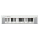 YAMAHA ヤマハ 電子キーボード piaggero NP-15WH ホワイト 61鍵盤