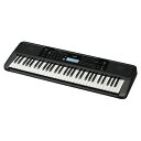 YAMAHA ヤマハ 電子キーボード PSR-E383 ブラック 61鍵盤