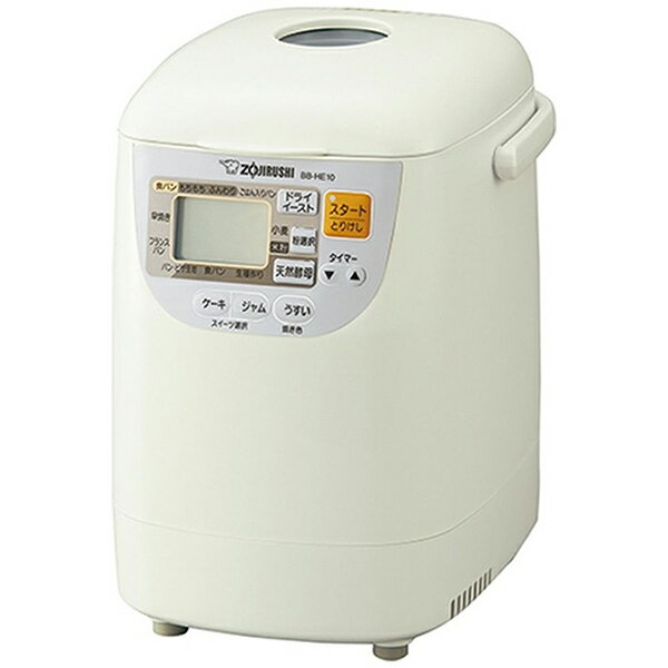 象印マホービン ZOJIRUSHI ホームベーカリー パンくらぶ BB-HE10-WA ホワイト 1 ...