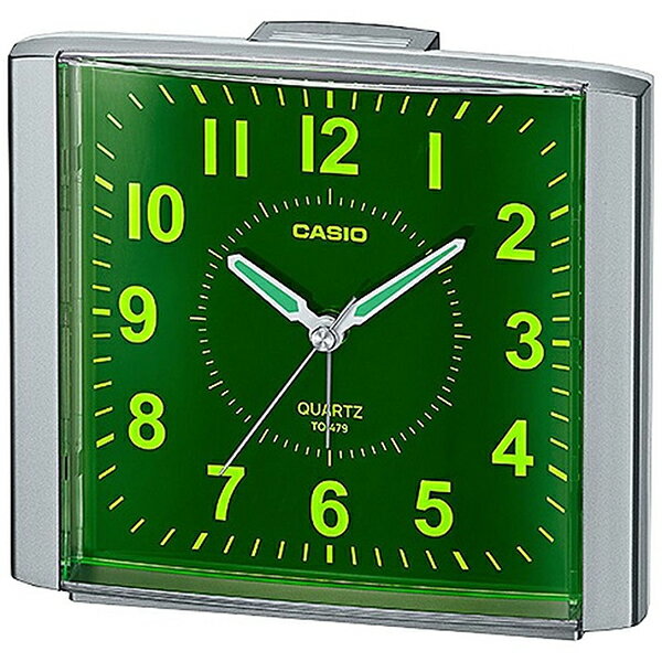 CASIO TQ4798JF 目覚まし時計 シルバー TQ-479-8JF アナログ
