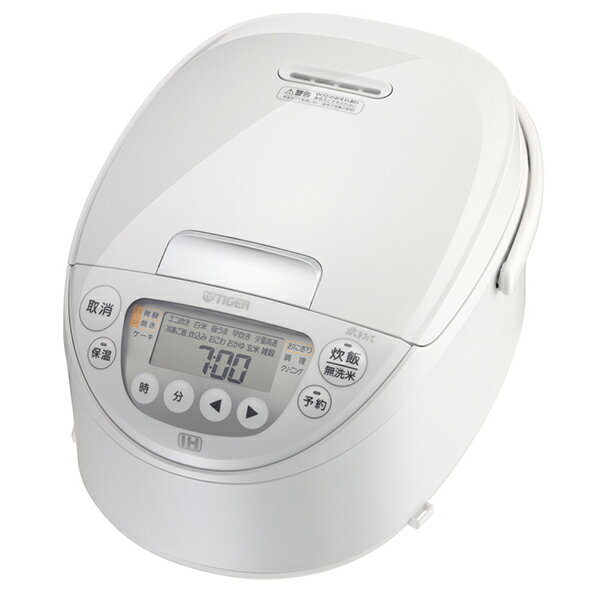 タイガー JPWM100 IHジャー炊飯器 炊きたて ピュアホワイト JPW-M100WY 5.5合 ...