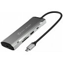 ジェイファイブ クリエイト USB PD対応 100W ドッキングステーション スペースグレー JCD393