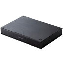 ELECOM エレコム ELP-PTV040UBK ブラック 外付けHDD USB-A接続 テレビ録画向け ポータブル型 4TB