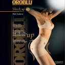 イタリア・インポートブランド OROBLU&nbsp;SHOCK UP 40　ガードルストッキング&nbsp;強力なヒップアップベルトと、脚全体を段階サポートするすっきりとした美しいボディを保ちます。&nbsp;主な特徴A：幅広い収縮性のウェストベルトによってピタッと　どんな体系でもフィットする。B：メディアム収縮性ウェストサポートベルトは、　すっきりした細いウェストラインに仕上げます。C：お腹専用の強力なシェイプアップガードルは、　　ぽっこりしたお腹の部分をしっかりシェイプアップ。D：専用サポートベルトがお尻を持ち上げ、ヒップの　美しいラインを整える。E：ヒップの横の部分と腿をスリムにメイクアップする　 ガードルパンツ。F：適度なサポートベルトはガードルからストッキング　　部分にかけて自然な凸凹のないラインをつくる。G：レッグの部分にライトサポートストッキング&nbsp;40デニールのオールシーズンタイプ、コットンマチ付、フラットシーム、透明の仕上げで脚を美しく演出。&nbsp;●素材：ナイロン82%・ エラスタン18%●足型、つま先補強●デニール：40デニール●タイプ： シェイプアップガードル付ストッキング●イタリア製&nbsp;サイズ ：S、M、L、XLサイズを主に身長でご判断した方がおすすめです。