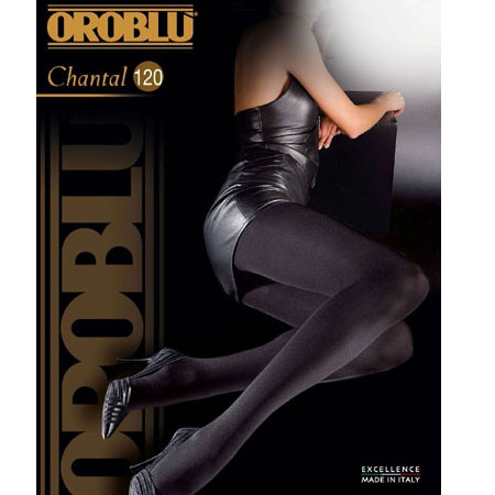 楽天Moda Italia 楽天市場店OROBLU CHANTAL 120デニール マイクロファイバータイツ 黒 ブラウン